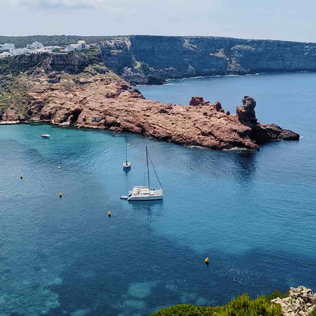 Cala Morell, un endroit très particulier, unique.