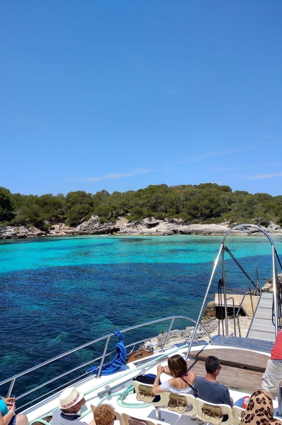 Excursion en bateau à Minorque