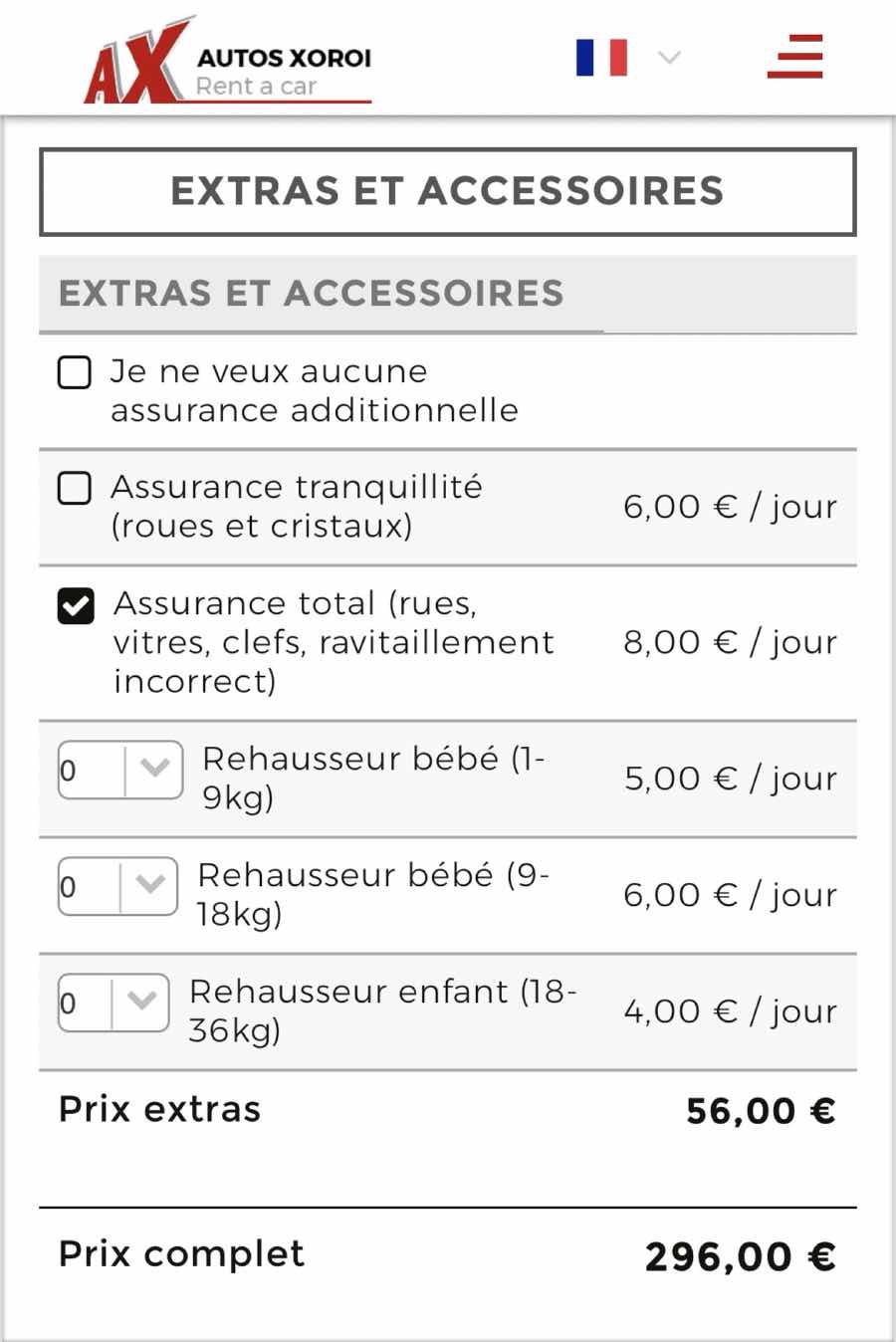 Comparateur Vehicule Minorque