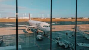 avion aéroport de Minorque